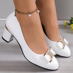 Evelyn | Classic Bow Heels