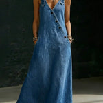 Vera | Denim dress with buttons