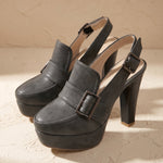 Teodora Platform Slingback Loafers