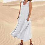 Tina Summer Linen Dress