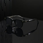 Torque Acetate Round Sunglasses