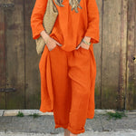 Tara Murphy | Linen Two-Piece Set For Women