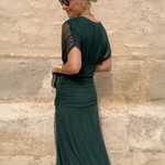 Eleanor Grace V-Neck Maxi Dress