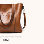Daphira | Sleek Leather Shoulder Bag