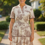 Eliza | Classic Toile Maxi Dress