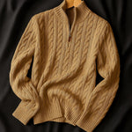 Elena Wool Half-Zip Sweater