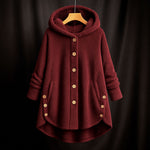 Elena Hooded Fleece Coat
