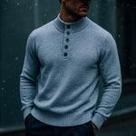 Sebastian Wool Button Sweater