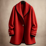 Lucia Wool Shawl Coat