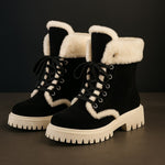 Luciana Lined Lace-Up Boot