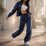 Aria Zip Jacket & Drawcord Pant Set