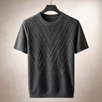 Lorenzo Textured Knit Short-Sleeve Top