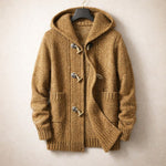 Giacomo Hooded Toggle Knit Cardigan