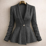 Alessandra Sculpted Peplum Jacket