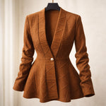 Alessandra Sculpted Peplum Jacket