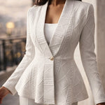 Alessandra Sculpted Peplum Jacket