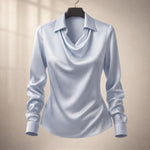 Isola Draped Blouse