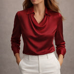 Isola Draped Blouse