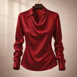 Isola Draped Blouse