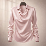 Isola Draped Blouse