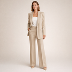 Vanessa™ | Elegant suit set with flared trousers