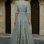 Hazel - Elegant V-Neck Boho Dress