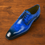 Hand-Patina Derby Shoes