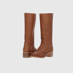 LERELIA | LEATHER KNEE-HIGH BOOTS