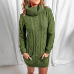 Chiara Cable-Knit Turtleneck Sweater
