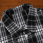 Plaid Button-Up Shirt