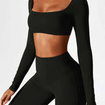 Athletic Elegance - Seamless Yoga & Workout Performance Set