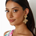 18k Gold Plated From The Forest Earrings Gold