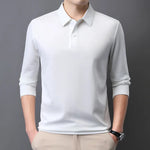 Piqué Long Sleeve Cotton Polo