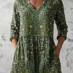 Skye | Long Blouse with Vibrant Print