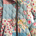 Millicent | Retro Blossom Quilted Jacket