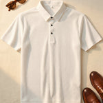 Emilio Cotton-Blend Textured Polo