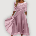 Hawthorne Midi Dress with Soft Shape and Gentle Definition