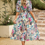 Arabella | Floral Midi Dress