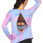 Long Sleeve Open Back Workout Tops from Zeagoo (Us Only)