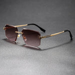 Aurel Rimless Rectangle Sunglasses