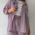 Phoebe | Cotton Shorts Set