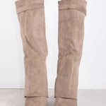 HARRIET | WOMEN'S LEATHER THIGH-HIGH BOOTS WITH BUCKLE