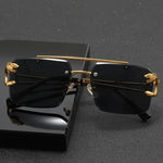 Golden Mirage Frameless Shades