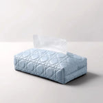 Maison Quilted Leather Tissue Box