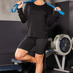 Long Sleeve Open Back Workout Tops from Zeagoo (Us Only)