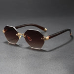 Noctra Polygon Rimless Shades