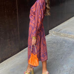 SERENA™ Flattering Comfort Wrap Maxi Dress
