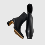 Ivyra | Square-Toe Warm Ankle Boots