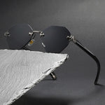 Noctra Polygon Rimless Shades