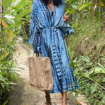 Zeagoo Women's Beach Cover up Swimsuit Kimono with Bohemian Floral Print Vacation Dresses